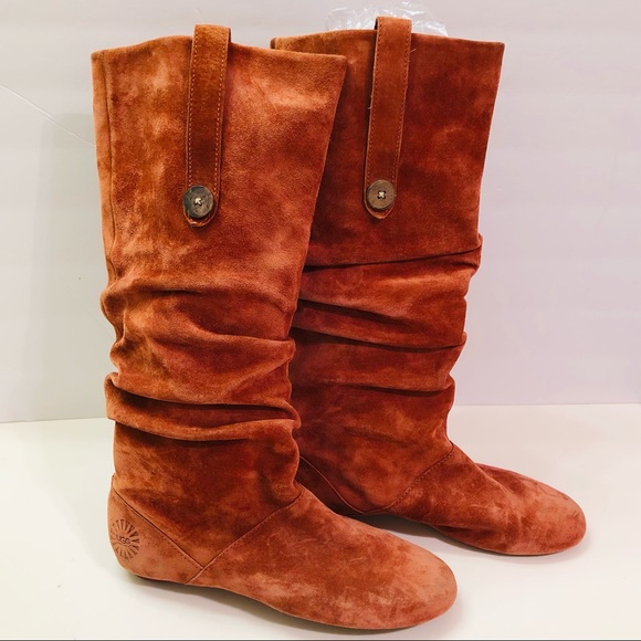 UGG Rust Color Suede Boot - Picture 2 of 8